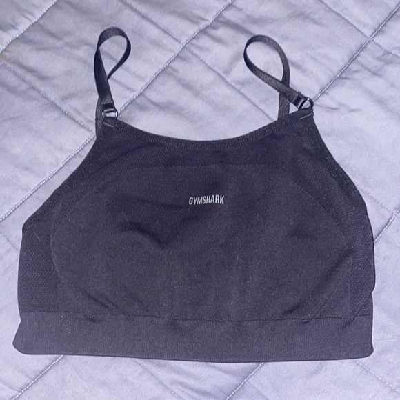 FLEX STRAPPY SPORTS BRA Black/Charcoal - Picture 2 of 3